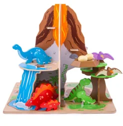 Bigjigs Heritage Playsets Dinosaur Island