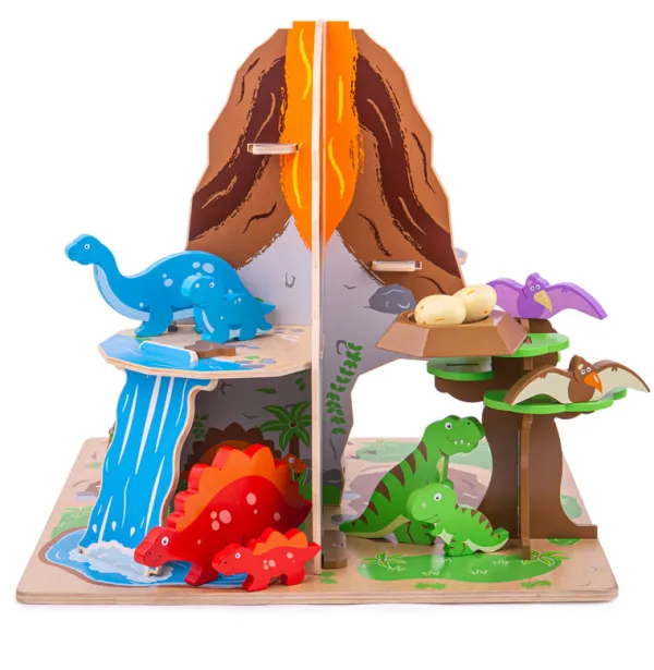 Bigjigs Heritage Playsets Dinosaur Island