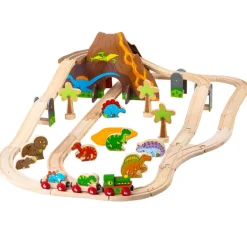 Bigjigs Rail Dinosaur Railway Set