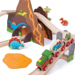 Bigjigs Rail Dinosaur Railway Set
