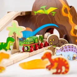 Bigjigs Rail Dinosaur Railway Set
