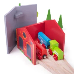 Bigjigs Rail Double Engine Shed