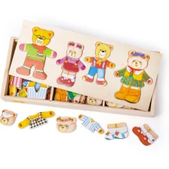 Bigjigs Toys Dress Up Bear Family