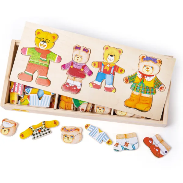 Bigjigs Toys Dress Up Bear Family