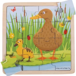 Bigjigs Toys Duck & Duckling Puzzle