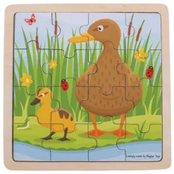 Bigjigs Toys Duck & Duckling Puzzle
