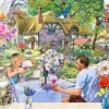 House of Puzzles Enjoying the Garden - BIG 500 Piece Jigsaw Puzzle