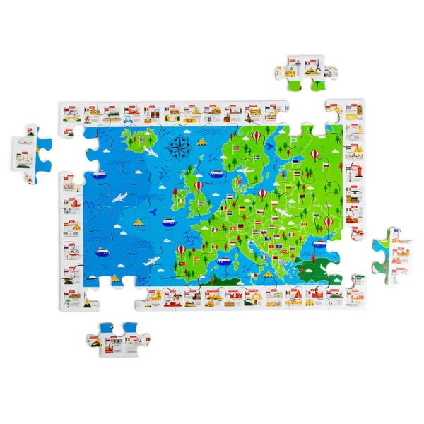 Bigjigs Toys European Map Floor Puzzle (48pc)