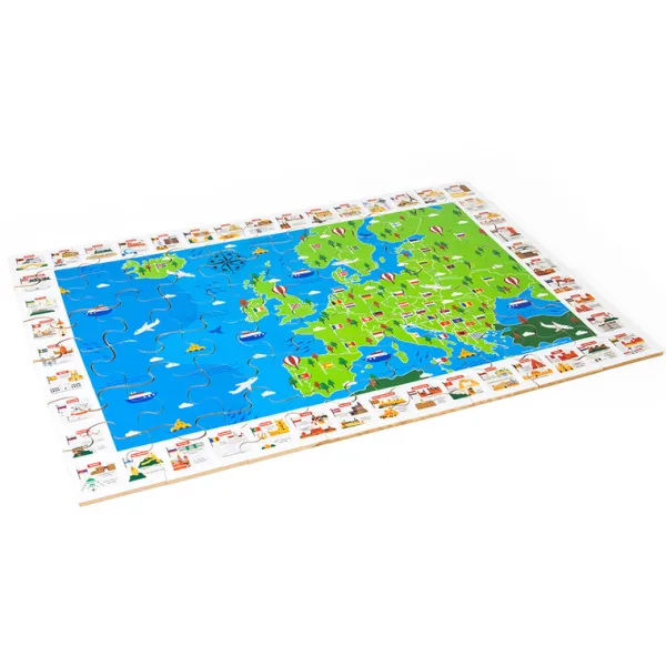Bigjigs Toys European Map Floor Puzzle (48pc)