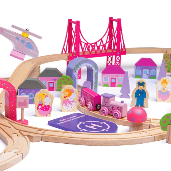 Bigjigs Rail Fairy Town Train Set