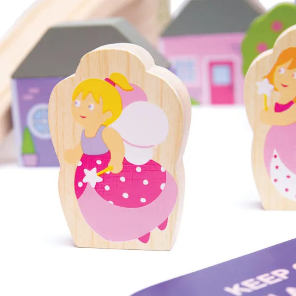 Bigjigs Rail Fairy Town Train Set