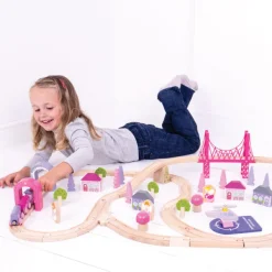 Bigjigs Rail Fairy Town Train Set