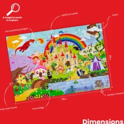 Bigjigs Toys Fantasy Floor Puzzle (48pc)