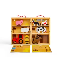 Bigjigs Toys Farm Animal Playbox