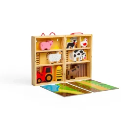 Bigjigs Toys Farm Animal Playbox
