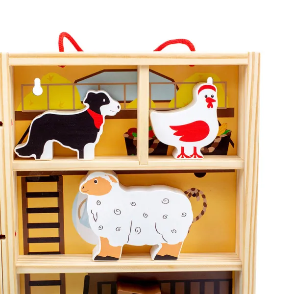 Bigjigs Toys Farm Animal Playbox