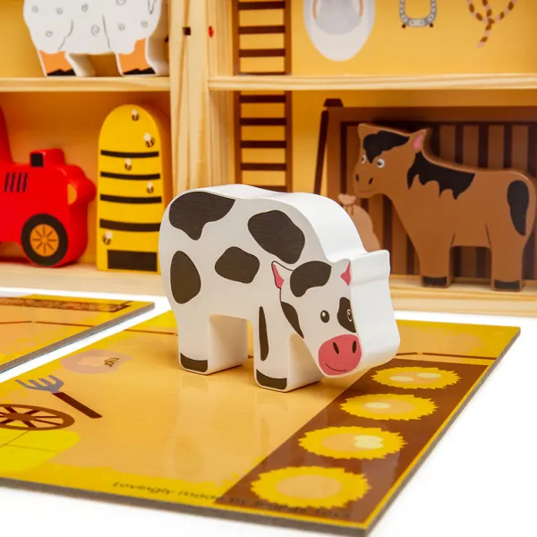 Bigjigs Toys Farm Animal Playbox