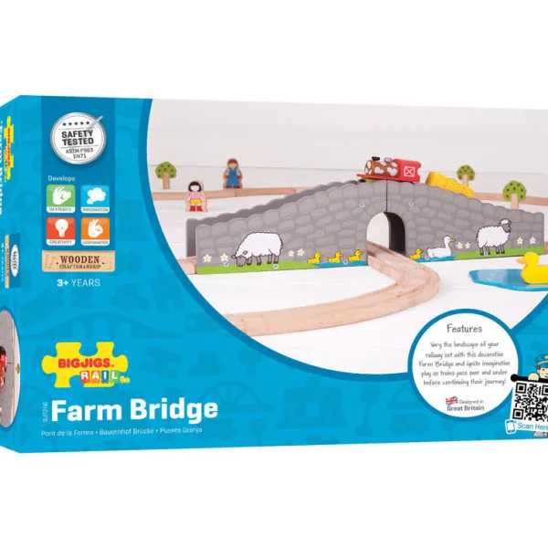Bigjigs Rail Farm Bridge