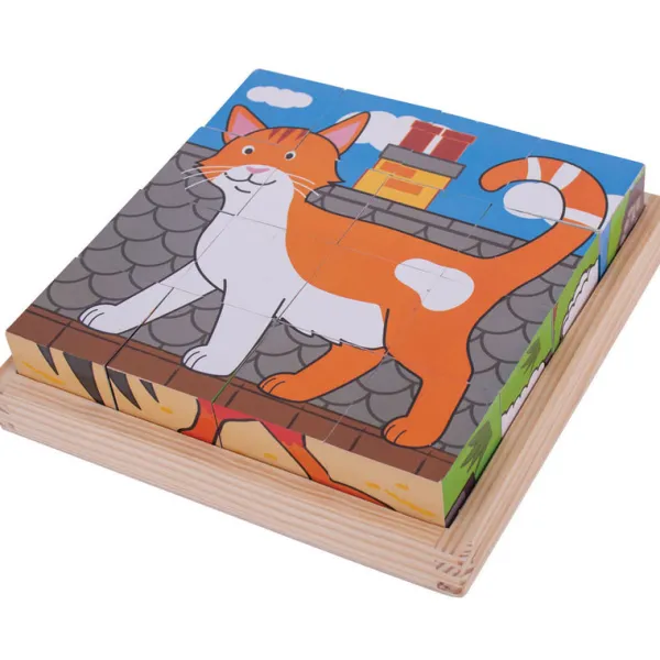 Bigjigs Toys Farm Cube Puzzle
