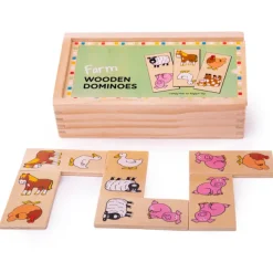 Bigjigs Toys Farm Dominoes