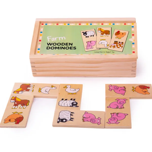 Bigjigs Toys Farm Dominoes