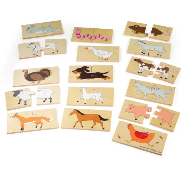 Bigjigs Toys Farm Heads and Tails