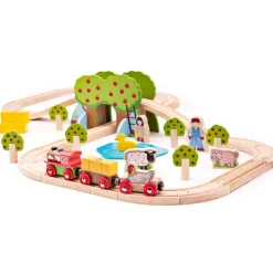 Bigjigs Rail Farm Train Set