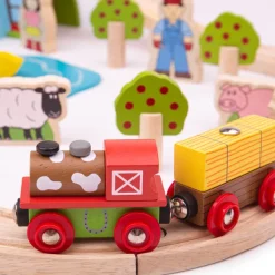 Bigjigs Rail Farm Train Set