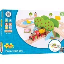 Bigjigs Rail Farm Train Set