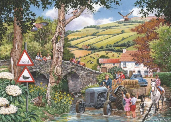 House of Puzzles Fergie At The Ford - 1000 Piece Jigsaw Puzzle