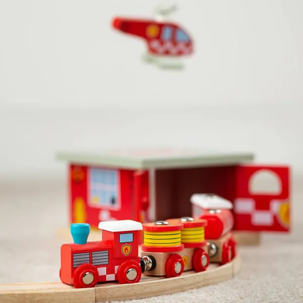 Bigjigs Rail Fire and Rescue Train
