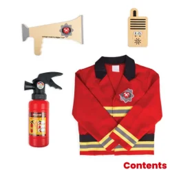 Bigjigs Toys Firefighter Dress Up (Without Helmet)