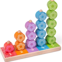 Bigjigs Baby First Flower Stacker