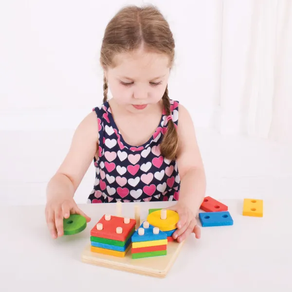 Bigjigs Baby First Four Shape Sorter