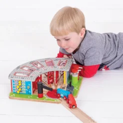 Bigjigs Rail Five Way Engine Shed