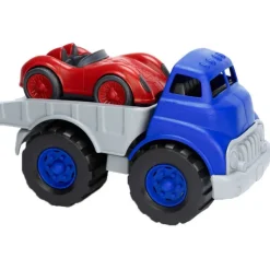 Green Toys Flatbed Truck with Race Car