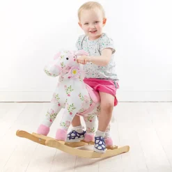 Bigjigs Toys Floral Rocking Horse