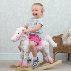 Bigjigs Toys Floral Rocking Horse