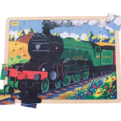 Bigjigs Toys Flying Scotsman Tray Puzzle (35 Pieces)