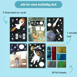 Tiger Tribe Foil Art - Space Adventures