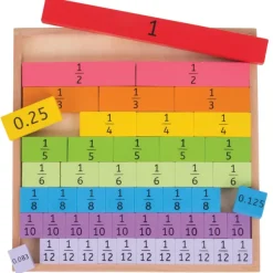 Bigjigs Toys Fractions Tray