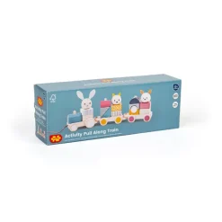 Bigjigs Toys FSC® Certified Activity Pull Along Train
