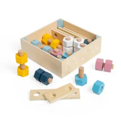 Bigjigs Toys FSC® Certified Crate of Nuts & Bolts