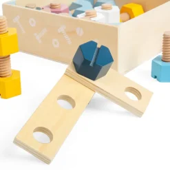 Bigjigs Toys FSC® Certified Crate of Nuts & Bolts