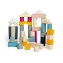 Bigjigs Toys FSC® Certified Drum of 50 Bricks