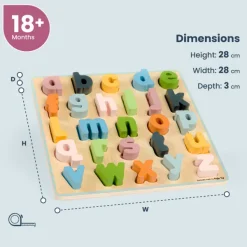 Bigjigs Toys FSC® Certified Lowercase ABC Puzzle