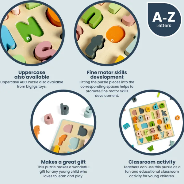 Bigjigs Toys FSC® Certified Lowercase ABC Puzzle
