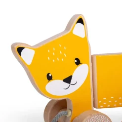 Bigjigs Toys FSC® Certified Pull Along Fox - DAMAGED BOX