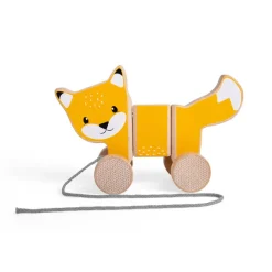 Bigjigs Toys FSC® Certified Pull Along Fox - DAMAGED BOX