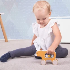Bigjigs Toys FSC® Certified Push Along Bear